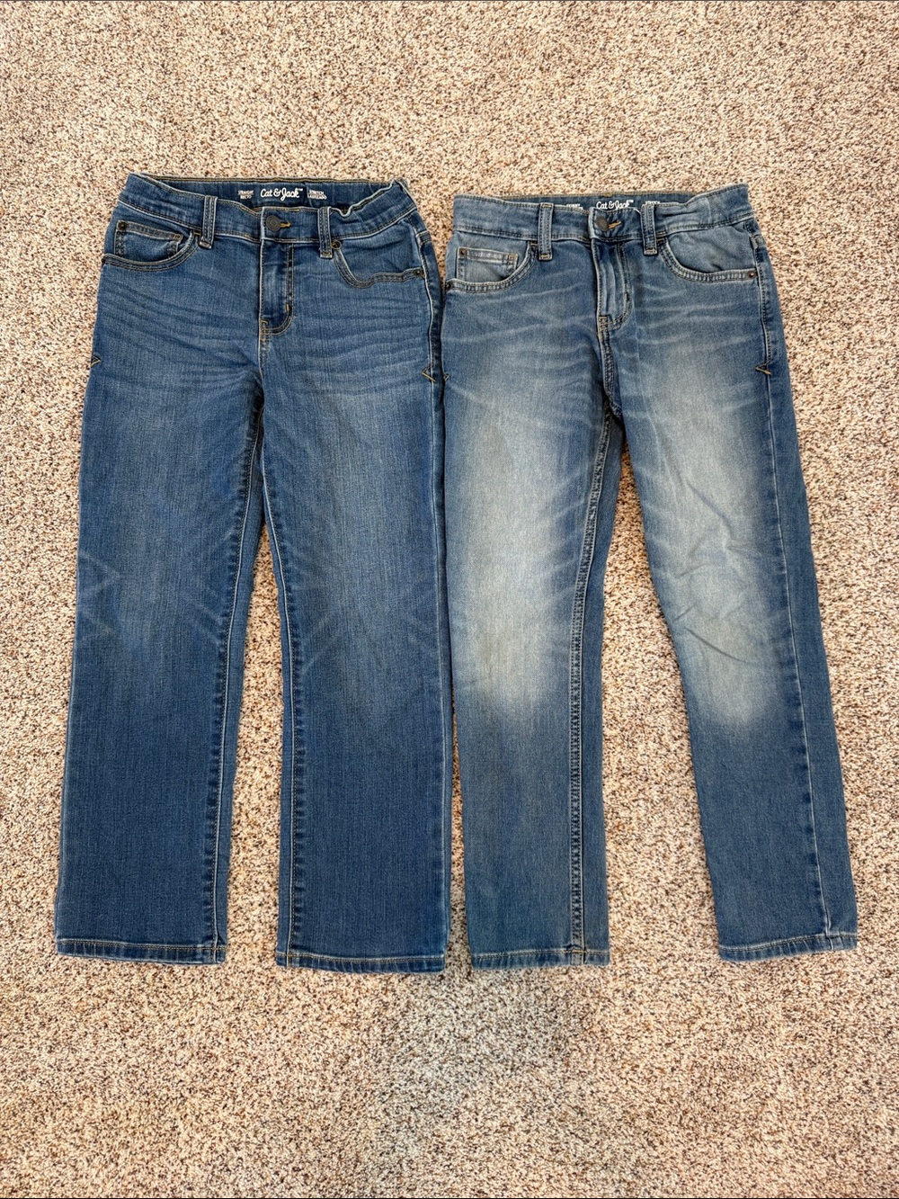 Cat & Jack Boy’s Jeans in Two Blue Washes
